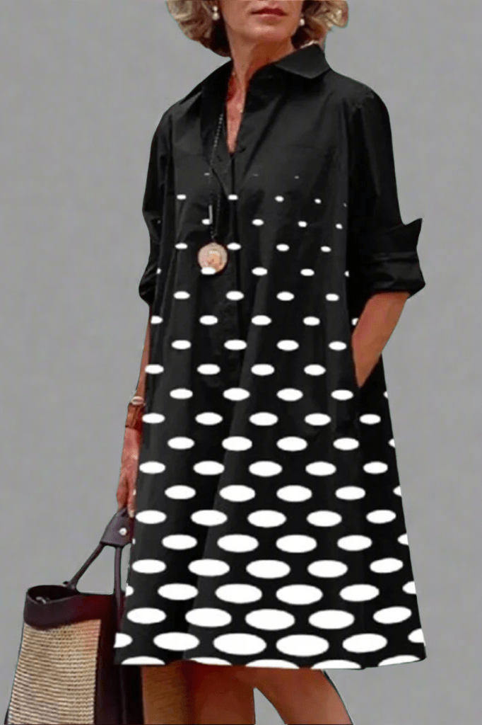 Yvonne – Luxe Midi Dress with Elegant Design