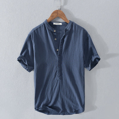DAMIAN | Cotton-Linen Shirt