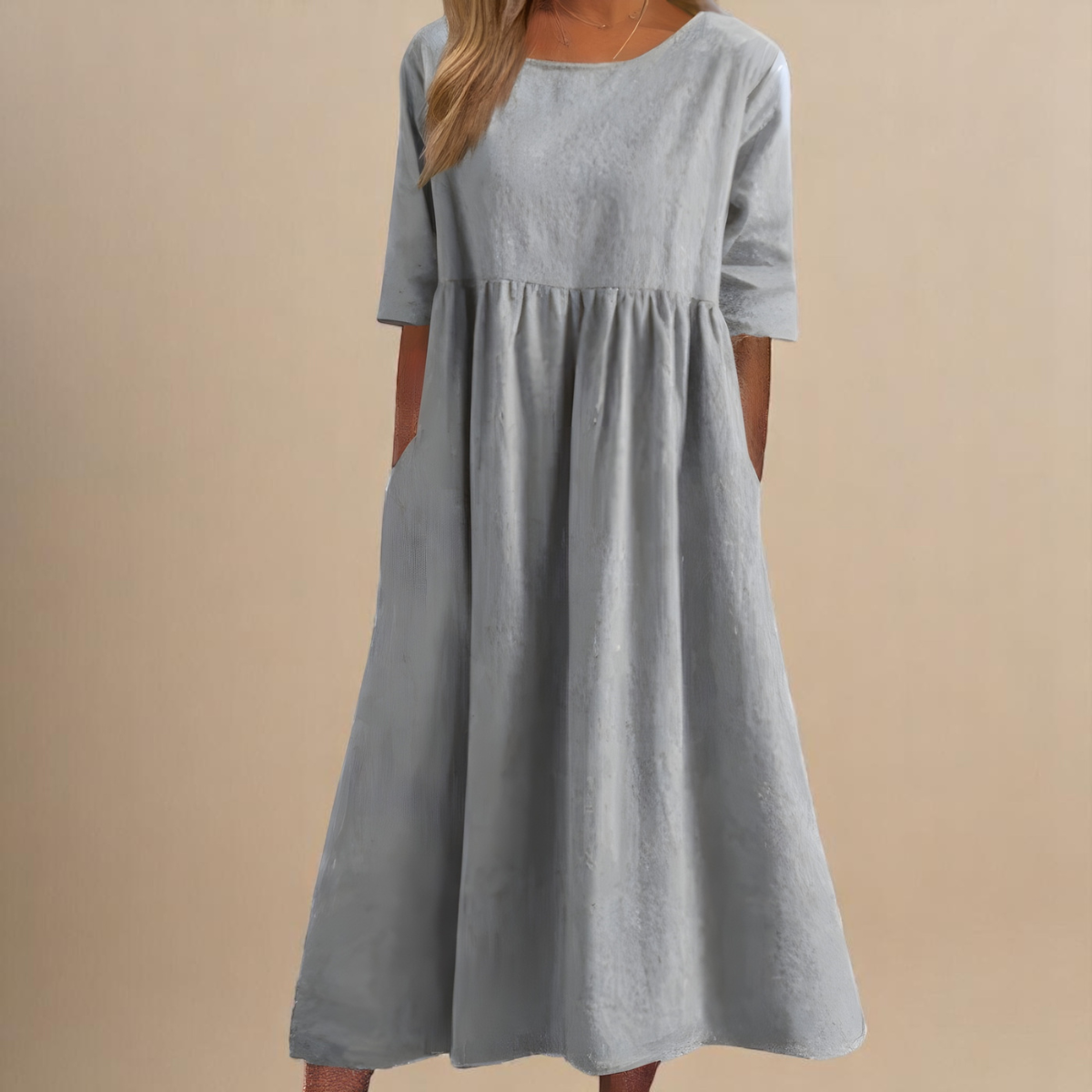 Natalie | Flattering Cotton Dress