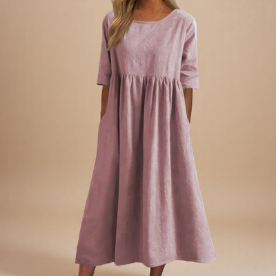 Natalie | Flattering Cotton Dress