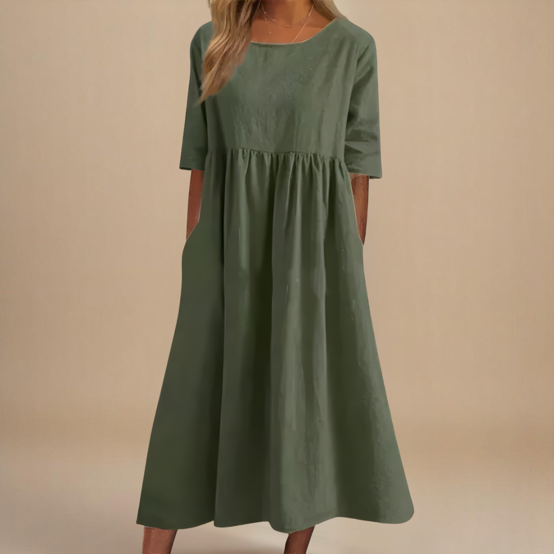Natalie | Flattering Cotton Dress