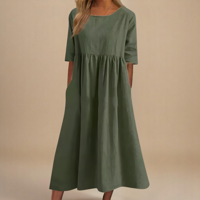 Natalie | Flattering Cotton Dress
