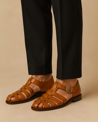 Jade | Closed sandal with elegant buckle