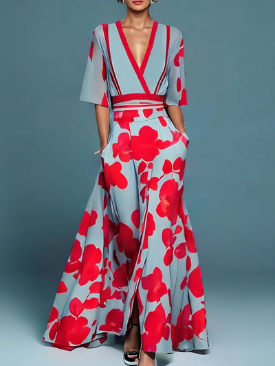 Jamie™ | Elegant dress with floral pattern