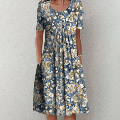 Abigail | Stylish and Casual Floral Dress with Pockets