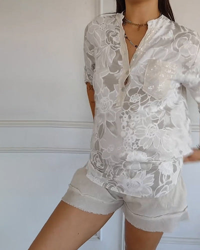 Sandra | Floral Print Blouse