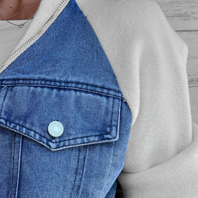 Felicia | Unique denim jacket with a vintage twist
