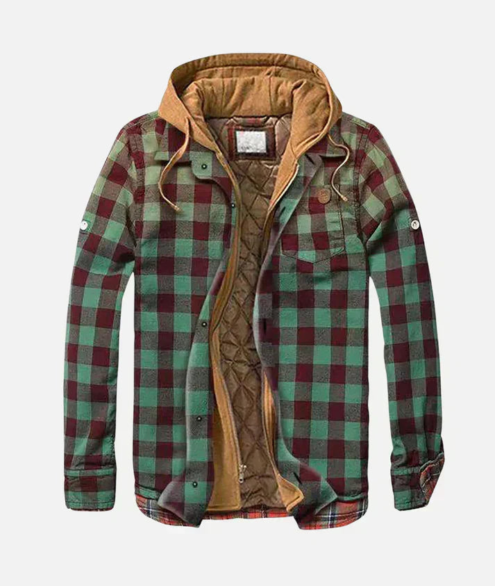 Alan – Patchwork checkered jacket