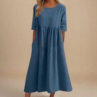 Natalie | Flattering Cotton Dress