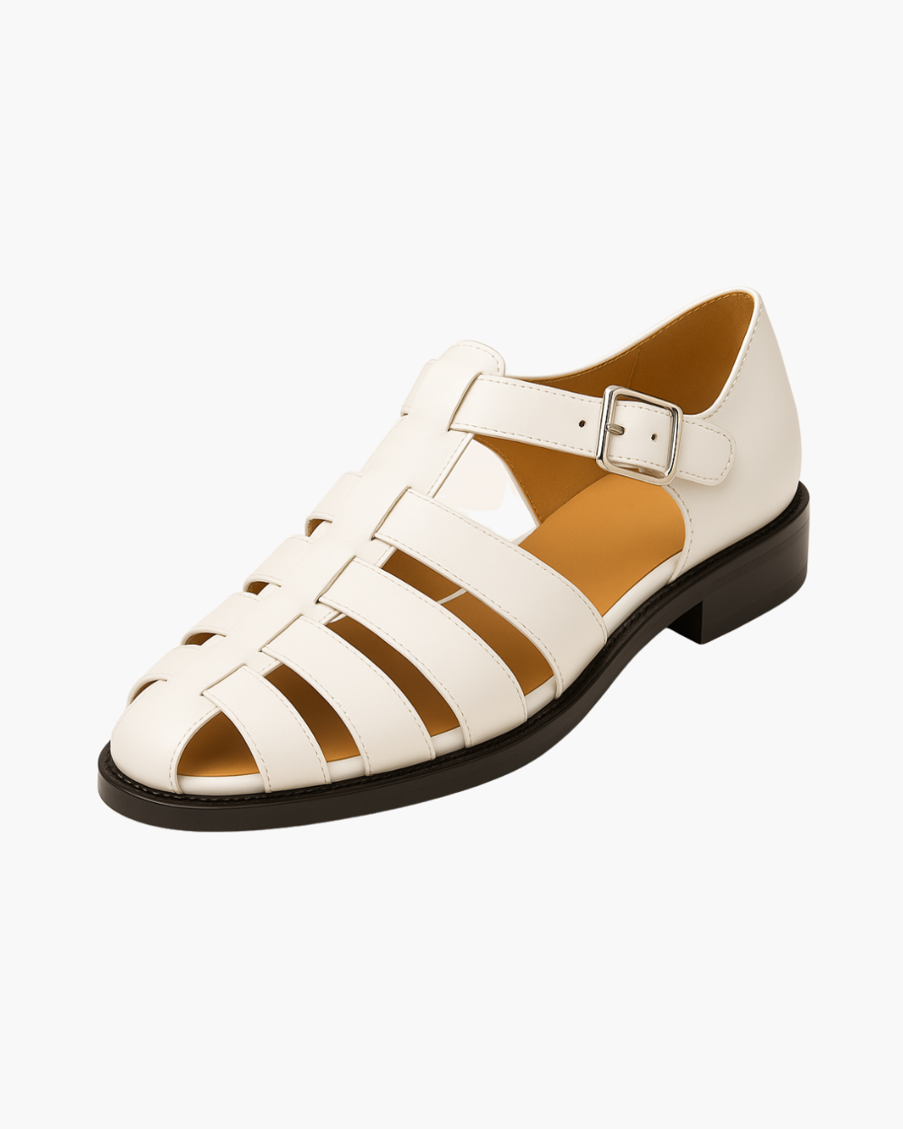Jade | Closed sandal with elegant buckle