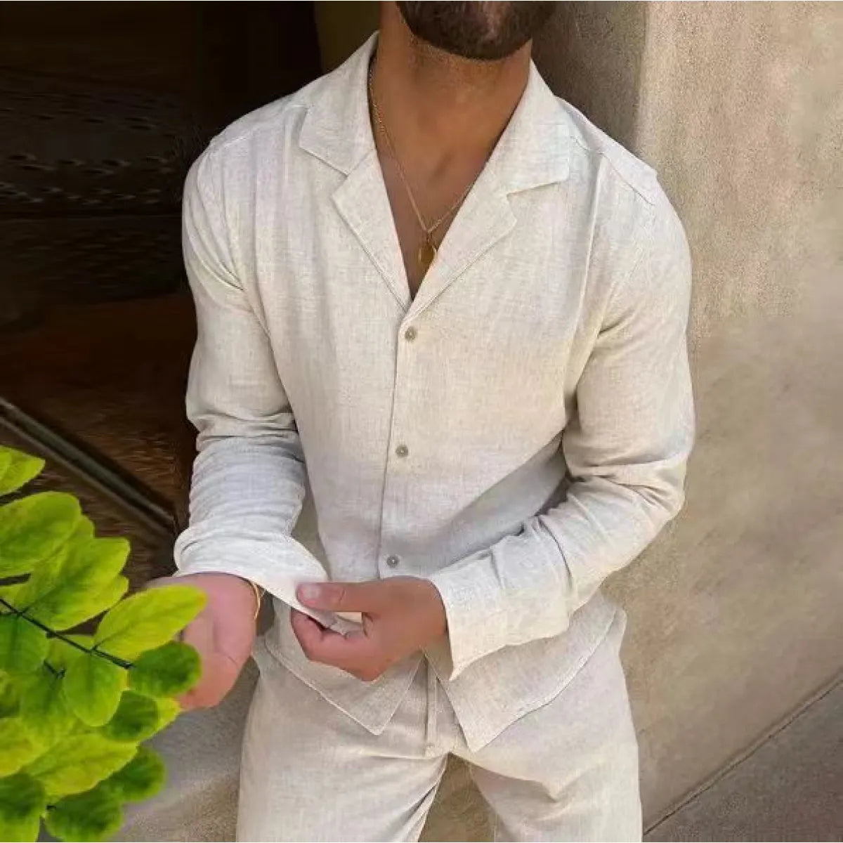 Zeus™ | Men's Summer Set in Linen