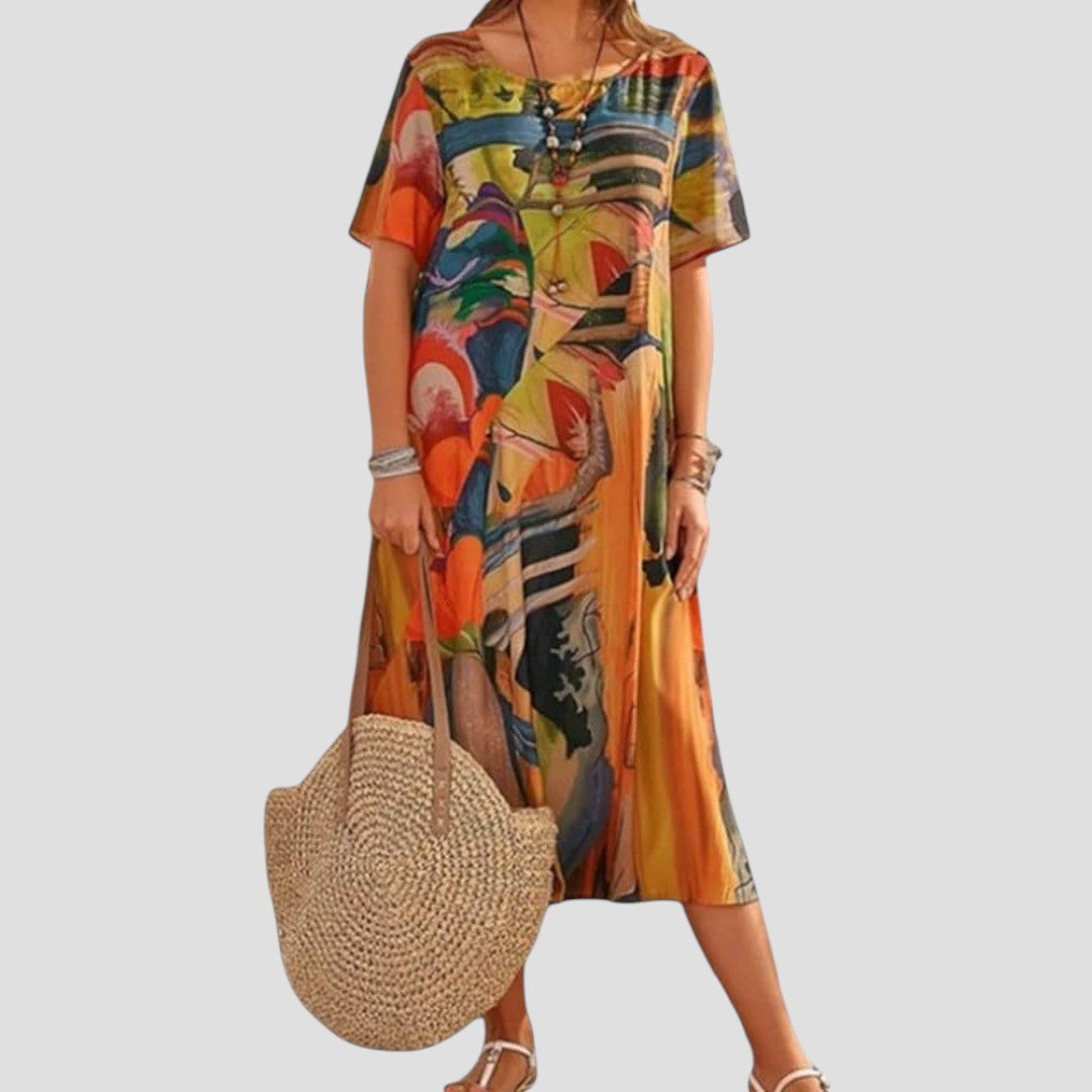Vittoria | Midi and Flowing Summer Dress