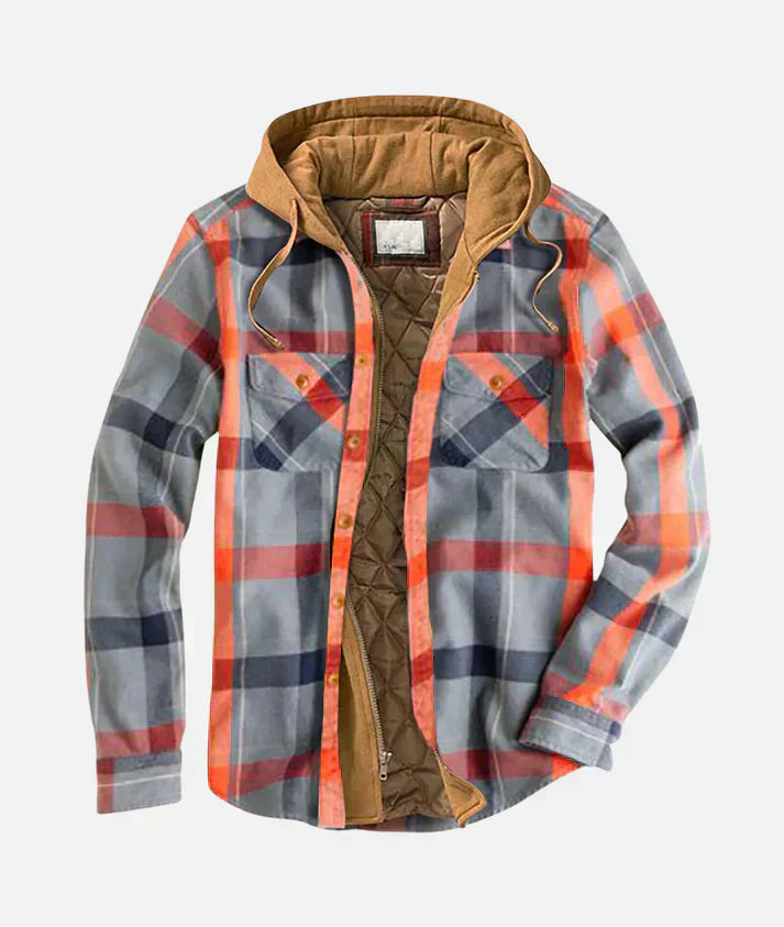Alan – Patchwork checkered jacket