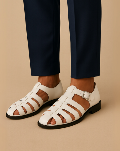 Jade | Closed sandal with elegant buckle