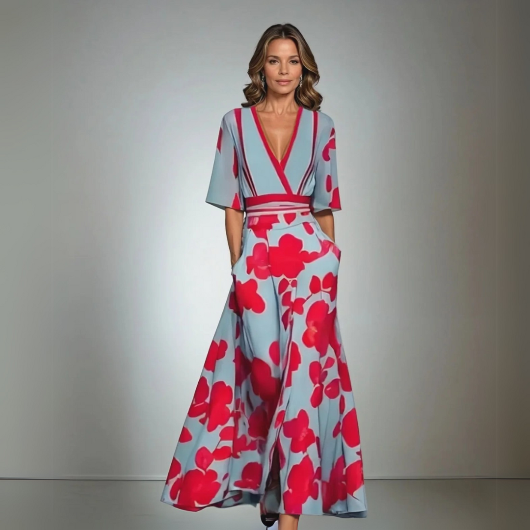 Jamie™ | Elegant dress with floral pattern