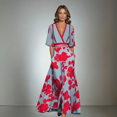 Jamie™ | Elegant dress with floral pattern