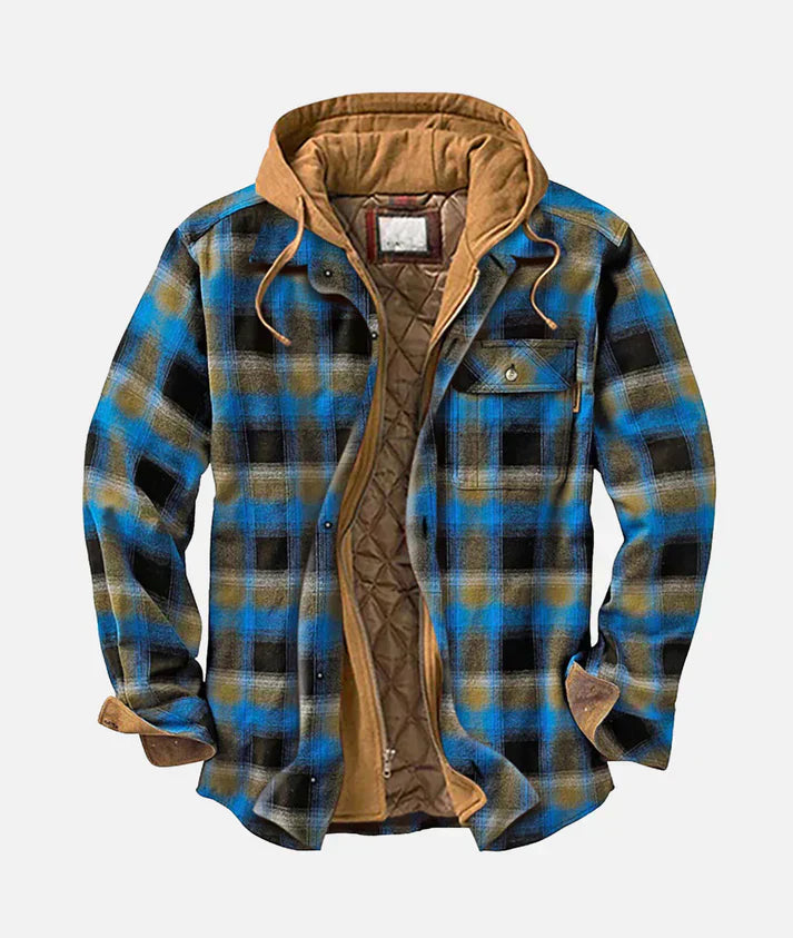 Alan – Patchwork checkered jacket