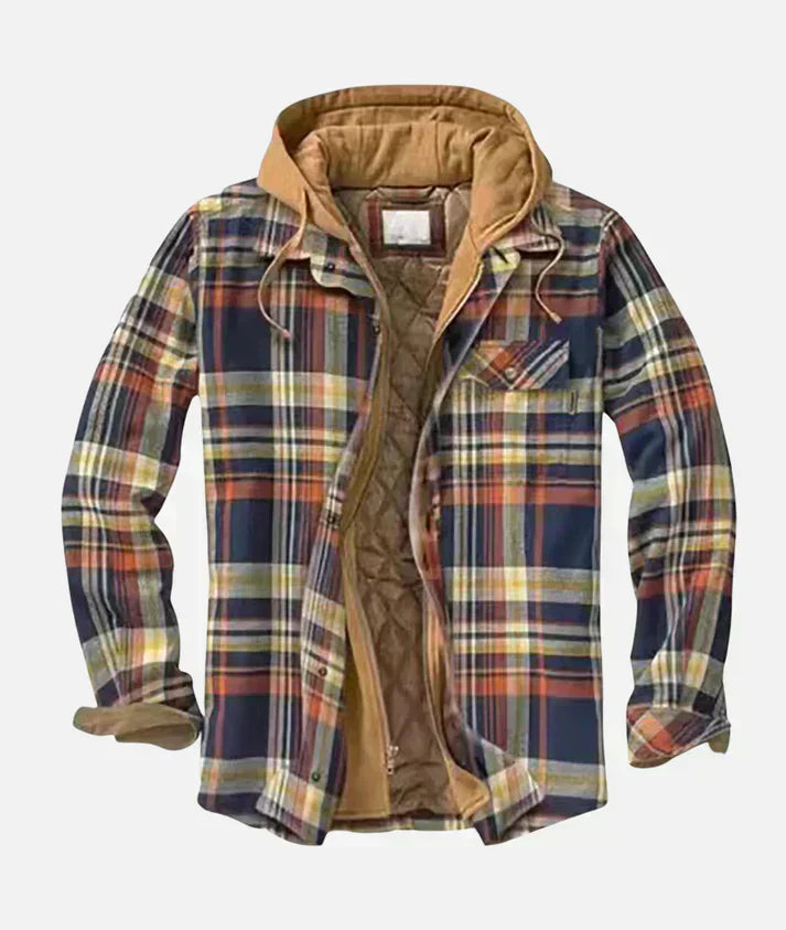 Alan – Patchwork checkered jacket