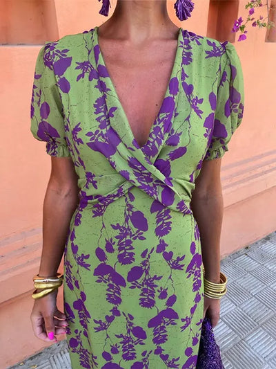 Rhiannon™ |  Beautiful printed dress for women