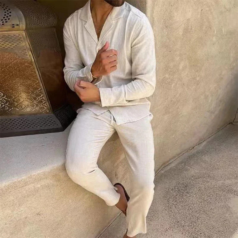 Zeus™ | Men's Summer Set in Linen