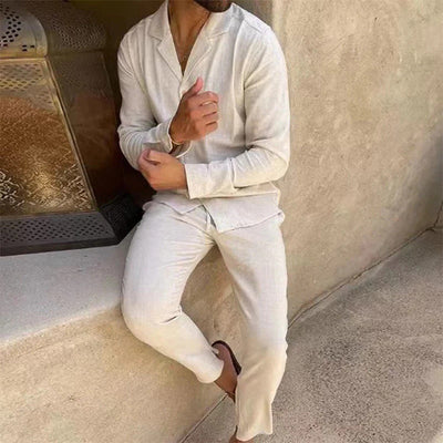 Zeus™ | Men's Summer Set in Linen