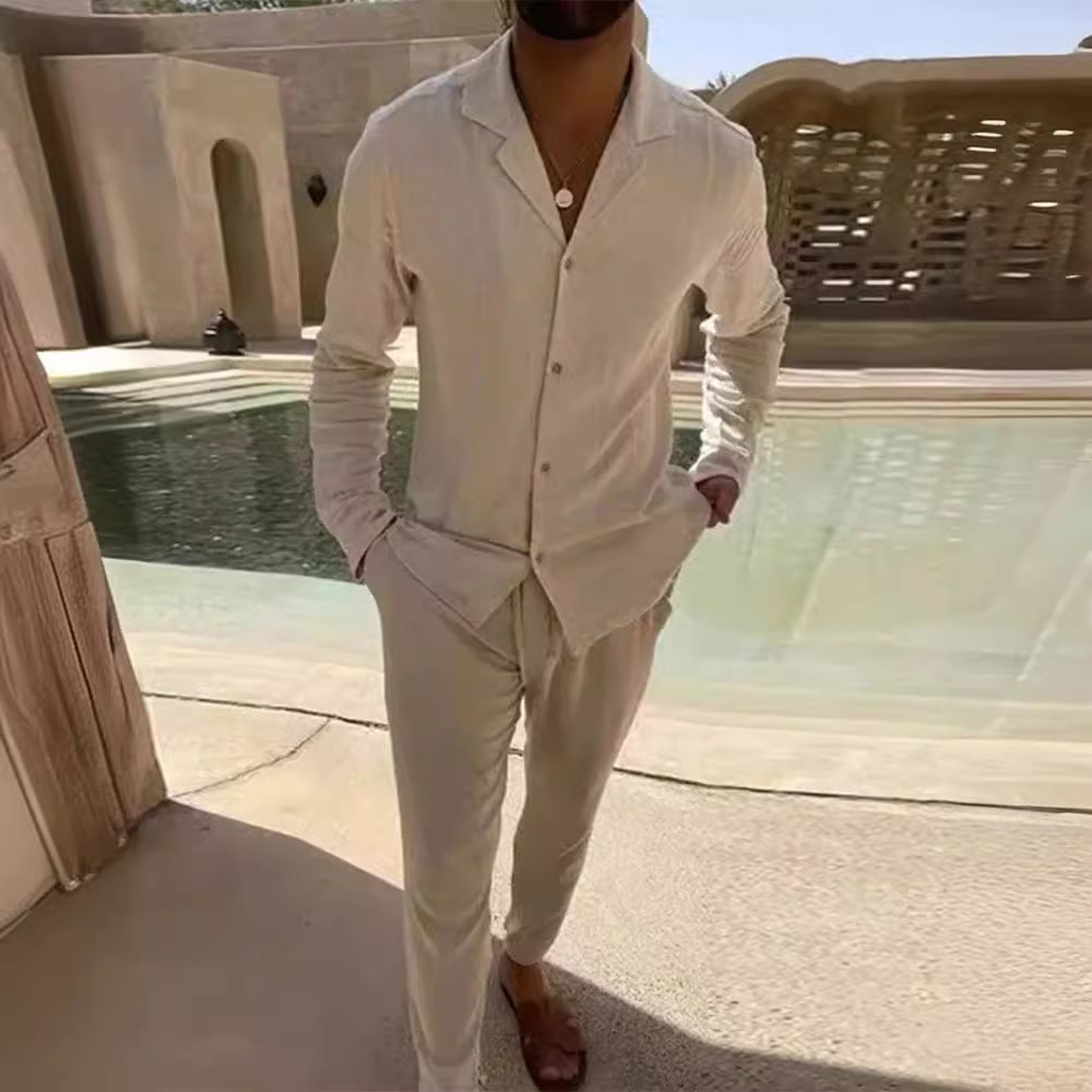 Zeus™ | Men's Summer Set in Linen