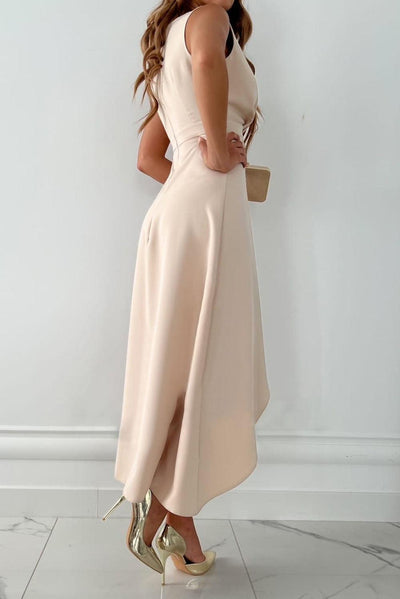 Mandy™ | Elegant midi dress with V-neck