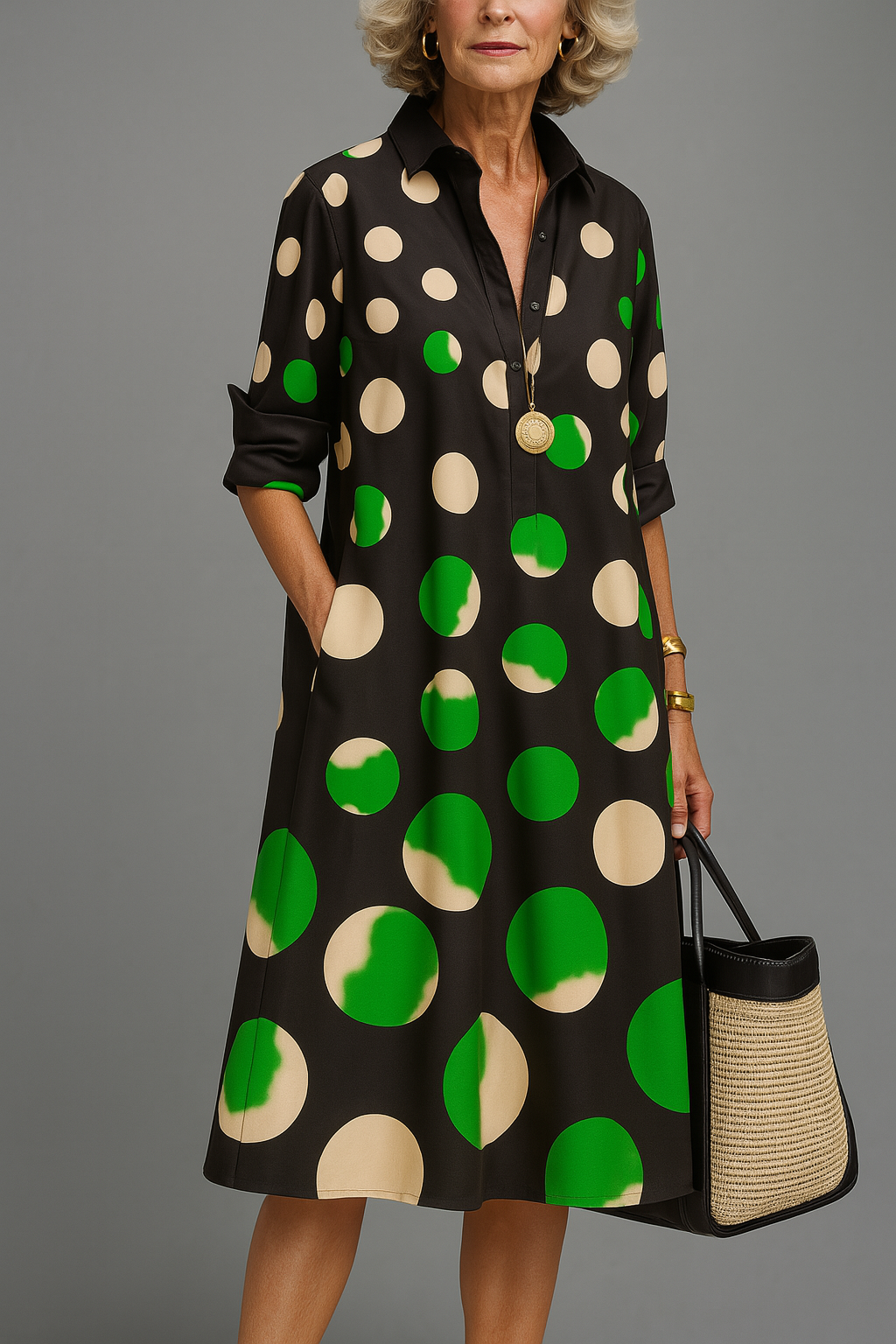 Daniela – Luxe Midi Dress for Effortless Elegance
