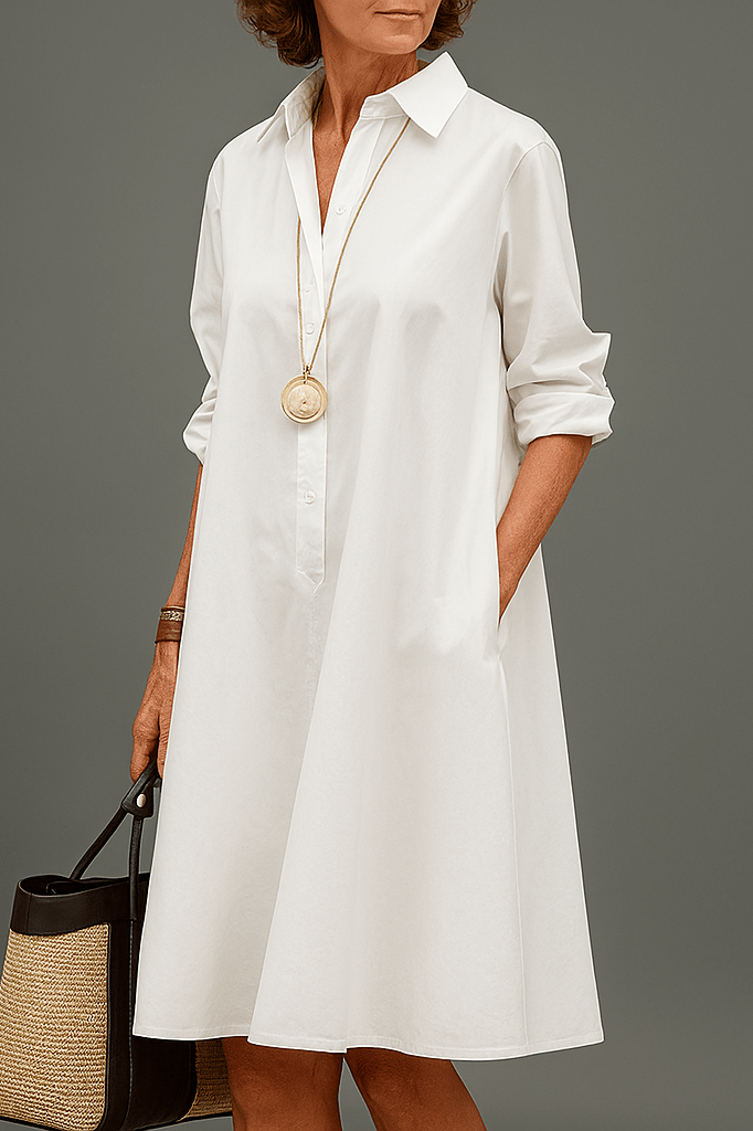 Waltraud – Premium Elegant Midi Dress for a Timeless Style