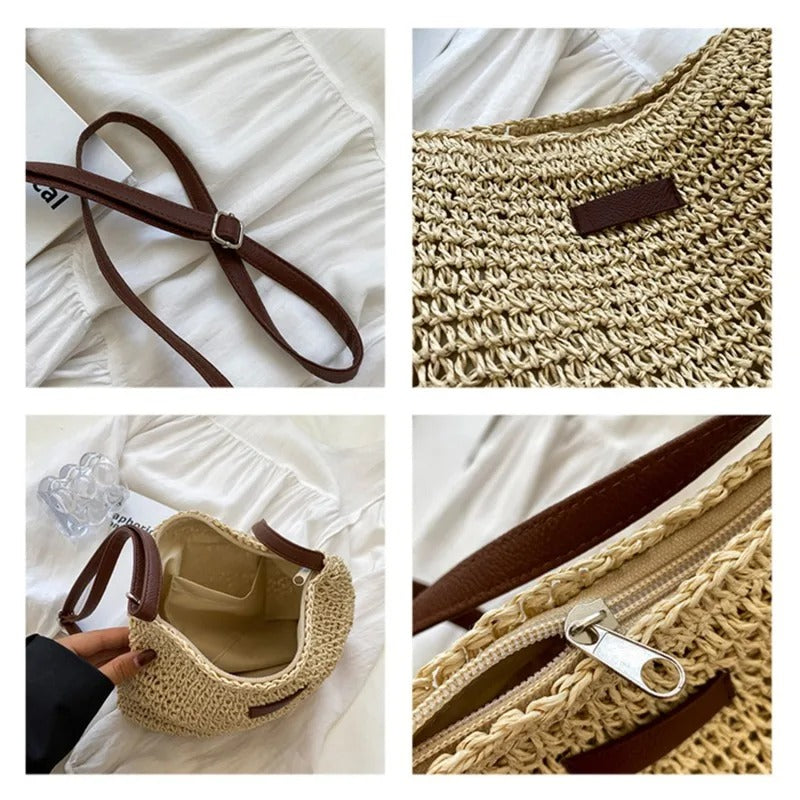 Isadora's ™ | Straw Shoulder Bag