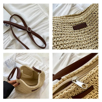 Isadora's ™ | Straw Shoulder Bag